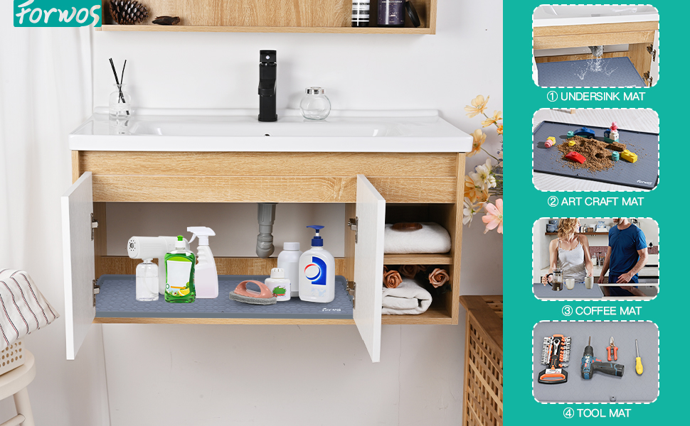 under sink mat