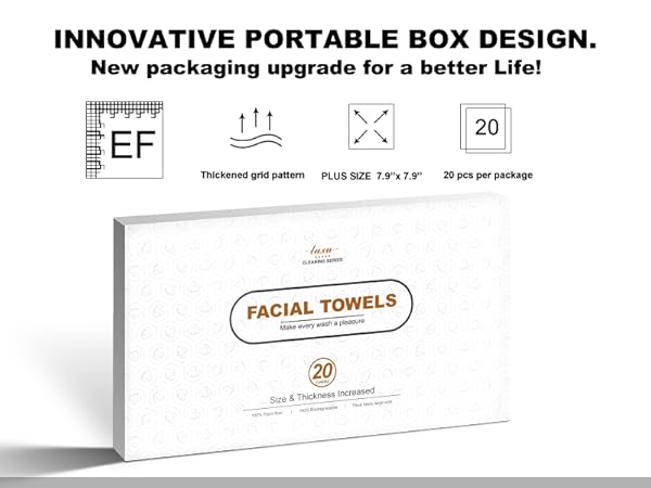 portable box washcloth