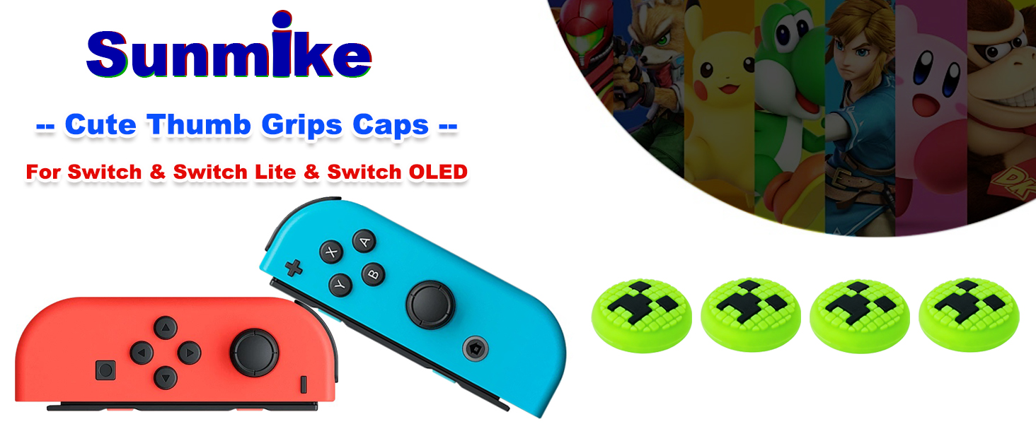 switch thumb grips case