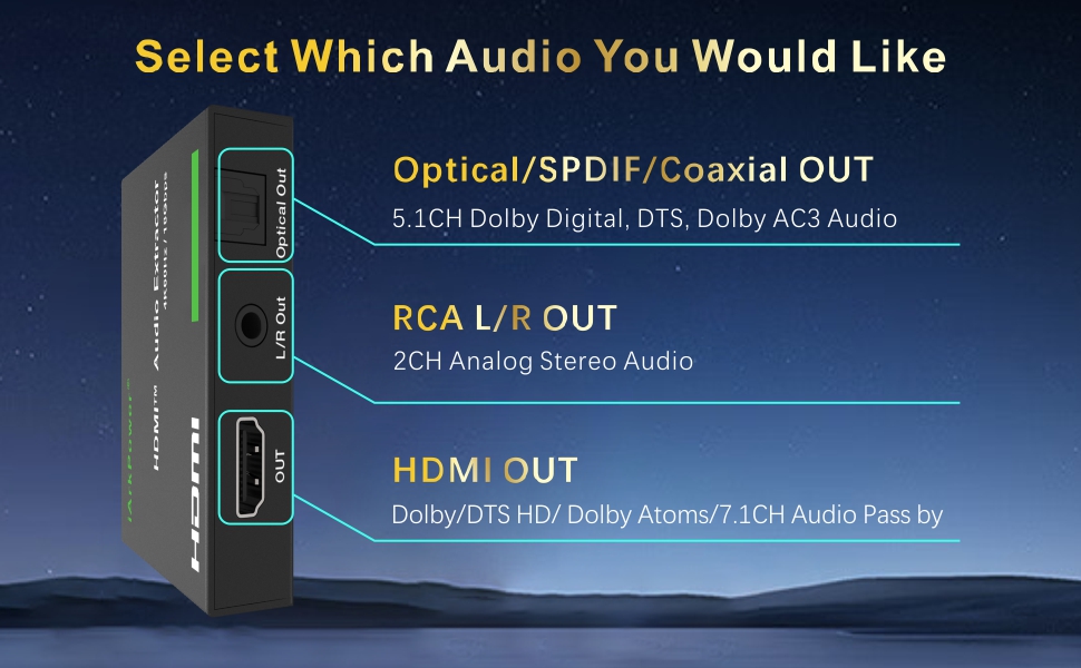 audio settings