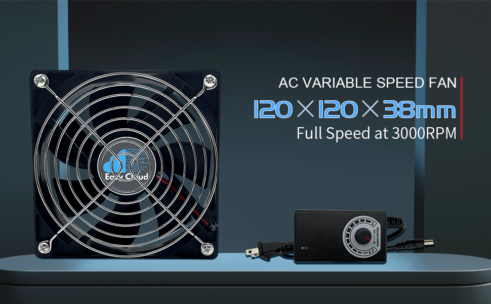 computer fan with ac plug