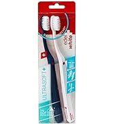 edel+white Flosser Ultra-Soft Duo Swiss-Made Toothbrushes - 2 Pack