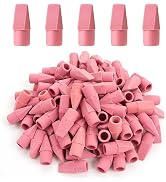 Sooez 120 Pack Pencil Erasers, Pencil Top Erasers Cap Erasers Eraser Tops Pencil Eraser Toppers E...