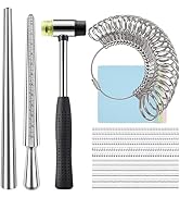 Ring Mandrel, IKOCO Ring Sizer Measuring Tool Steel Ring Size Adjusters for Loose Rings Measure R...