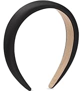WantGor Padded Headband for Women, Wide Sponge HeadBands Plain Solid Hair Band Hoops Vintage Yoga...