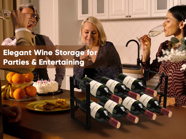 Tabletop wine rack