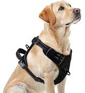 PUPTECK No Pull Dog Harness for Large, Adjustable Reflective Dog Harness with Handle Easy Control...