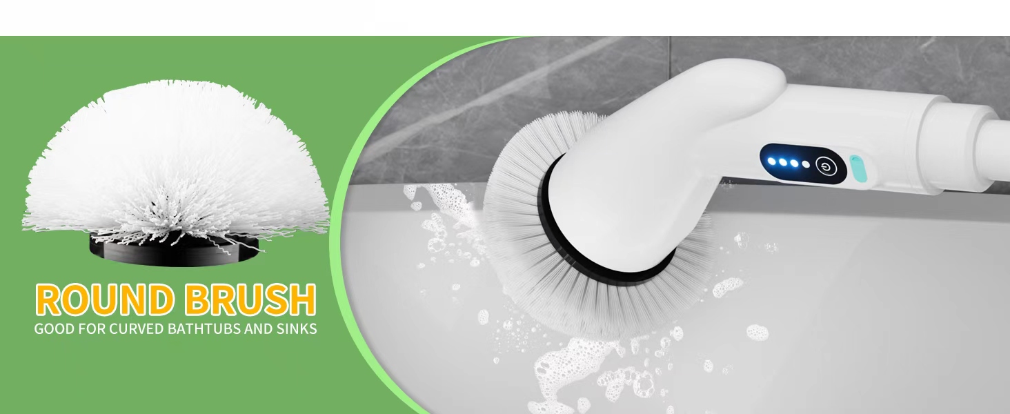 shower brush for cleaning shower scrubber with long handle bathroom cleaning brush