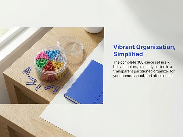 Colored Jumbo Paper Clips