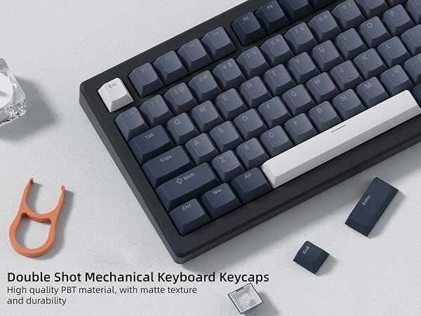 Shine Through Keycaps, PBT Keycaps 60 65 75 100 Percent Cherry Profile Custom Key caps Set