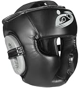 Boxing Headgear 1 Pack, Adjustable Boxing Head Gear Helmet for Adult Men & Kids, Closed-Type Safe...