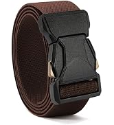 CHAOREN Tactical Belt Men - 1.5" Stretch Belt for Work - Quick Release for Military Casual Jeans ...