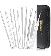 MENOLY Pimple Popper Tool Kit 10 Pcs Blackhead Remover Tool Zit Popper for Blemish, Pimple Comedo...