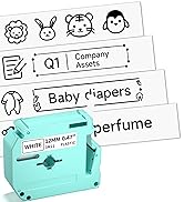 M950 Label Maker Tapes 12mm 0.47 White, Replacement for Brother PTM95 Mk-231 Label Tape Compatibl...
