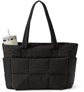 SODEER Tote Bag for Women Puffer,Travel Tote Bag with Laptop Compartment Lightweight,Work Handbag...