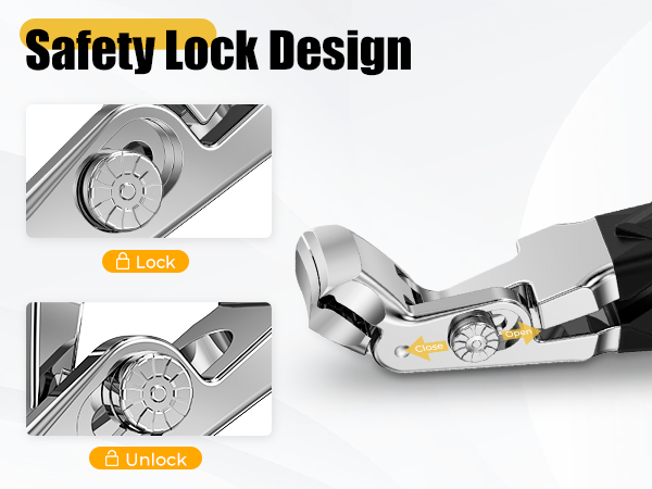 Angled Head Nail Clippers for Seniors for Thick Nails Wide Jaw Opening Toenail Clippers