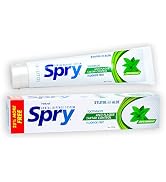 Spry Xylitol Toothpaste 5oz, Fluoride Free Toothpaste Adult and Kids, Teeth Whitening Toothpaste ...