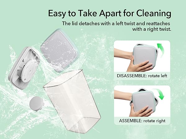 easy cleaning container