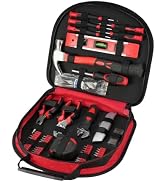164 Piece Tool Set Hand Tool Set Home Repair Hand Tool Kit with Portable Tool Bag for College, Do...