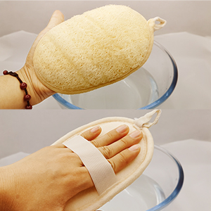 exfoliating loofah