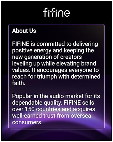 fifine ampligame microphone