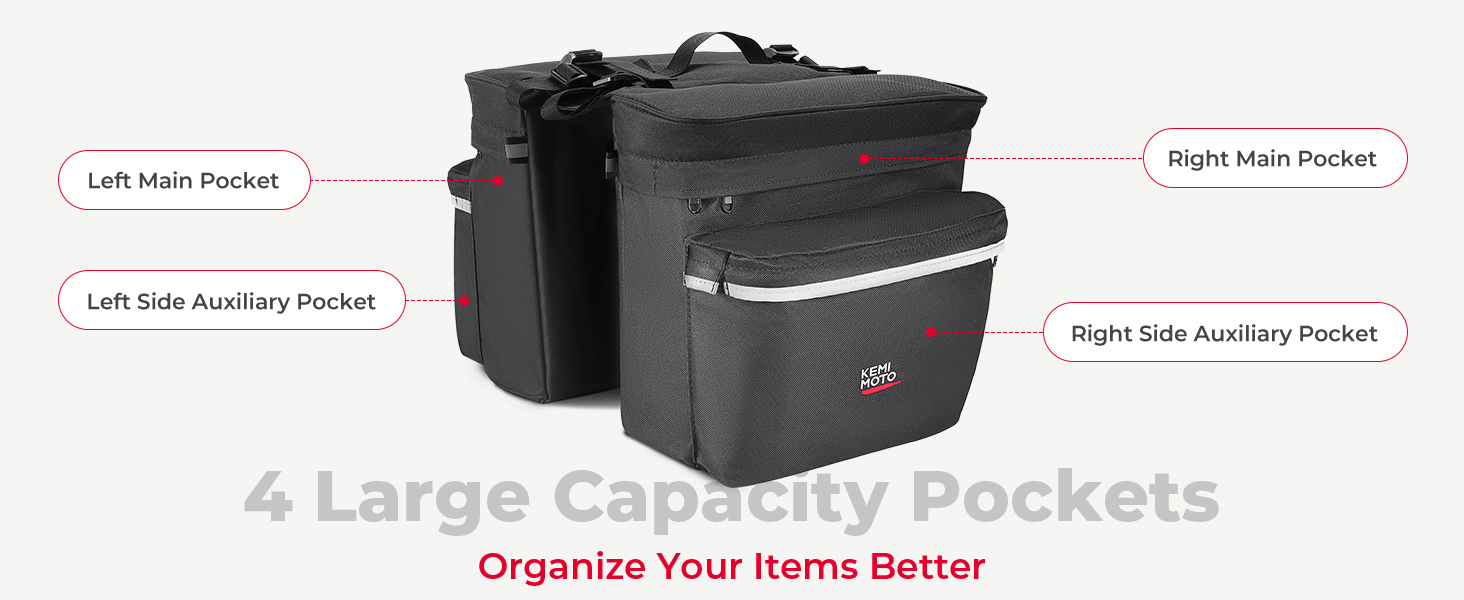 bike frame bag ebike accessories bike cargo rack rockbros bike bags for bicycles rear rack basket