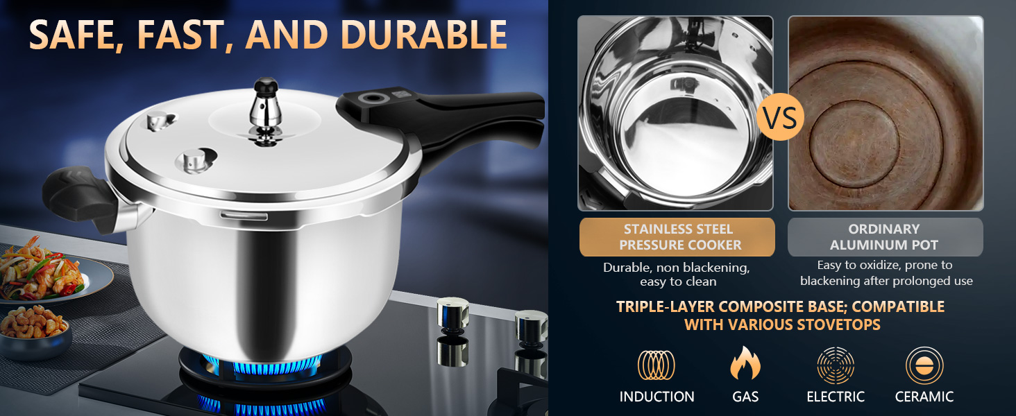 pressure cooker 6 8 10 12qt+;stainless steel pressure cooker ;ressure cooker for canning?canning