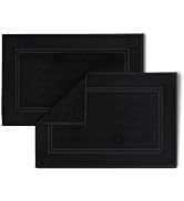 Tens Towels Pack of 2 Bath Mats 100% Cotton, 20 x 32 Inches, Super Absorbent, Hotel Quality Premi...