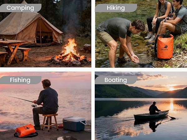 Outdoor Camping Fishing Boating Kayaking Waterproof Dry Bag Lightweight Kayak Storage Gear