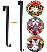 AnCintre Wreath Door Hanger,Easter Decorations Wreath Hangers for Front Door, Adjustable Over the...