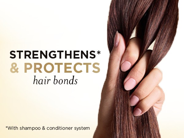 Strengthens & protects hair bonds