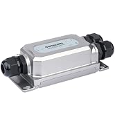 Intellinet Outdoor Vandalproof Gigabit Media Converter and PoE+ Injector – 30W Max Output, 1 1000...