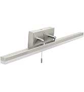 COTULIN 24-Inch Modern Brushed Nickel Bathroom Light Fixture - 180° Rotatable LED Chrome Vanity L...