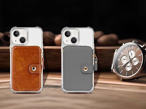 Phone card holder stick on