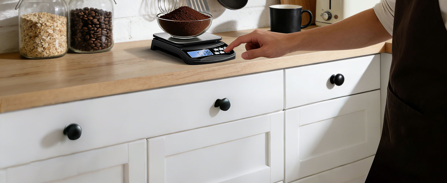 ELECTRONICKITCHEN SCALE No more failed baking and cooking! Precise to the gram,