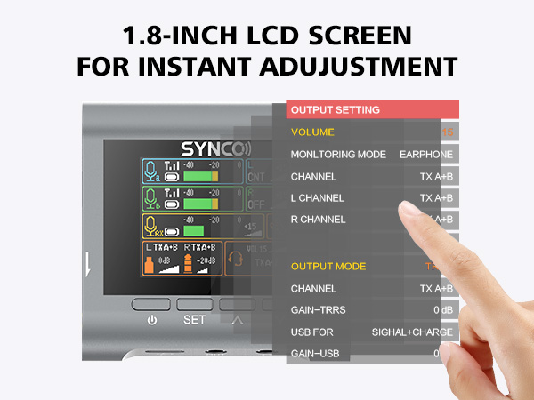 SYNCO G3 wireless lavalier microphone