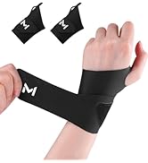 FVVWVV 2 Pcs Soft Wrist Brace, Adjustable Wrist Support for Sprains, Fitness, Sports,Carpal Tunne...