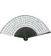 Salutto Hand Fan with Beautiful Fabric Printed Music Score