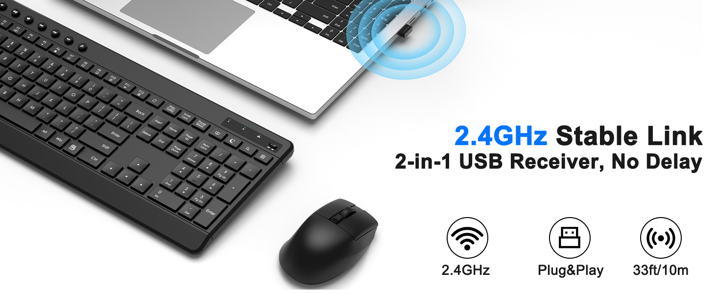 usb wireless keyboard and mouse