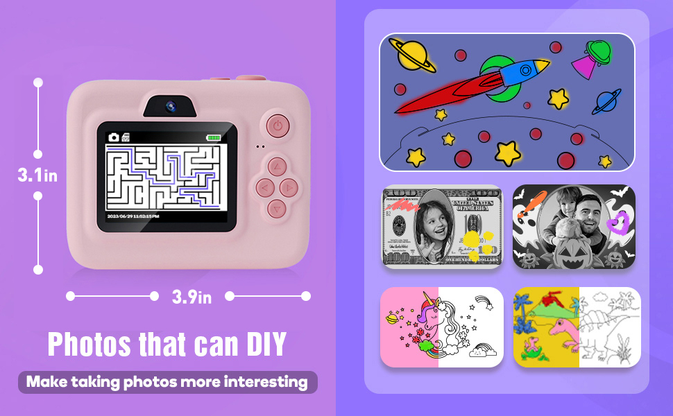 Instant Camera for Kids