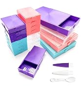 ZYNYXY Diamond Art Trays with Lids, 5 in 1 Interlocking Diamond Painting Trays, Bead Sorting Tray...
