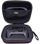 LTGEM EVA Protective Hard Carrying Case for Nintendo Switch Pro Controller (Black)