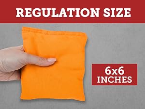 cornhole bags set of 8 regulation