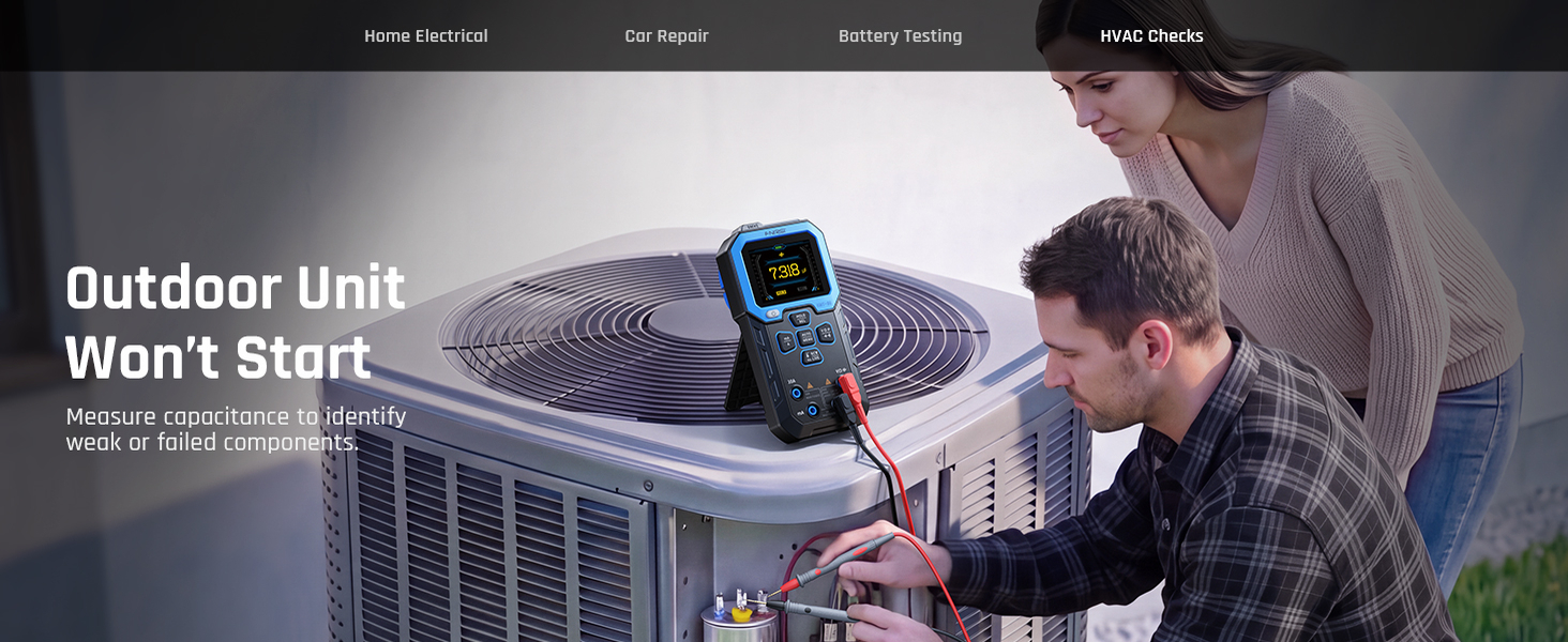 Multimeter with Capacitor Tester