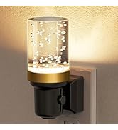 JandCase Night Light, Dimmable Night Lights Plug into Wall, Auto On/Off Light Sensor Nightlight, ...