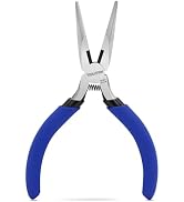 TOOLUTION 5 Inch Needle Nose Pliers Small Jewelry Pliers Tool | Mini Precision Pliers with Wire C...