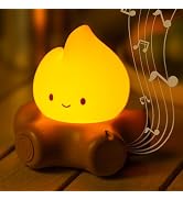 BANDIANCY Campfire Night Light with White Noise, Rechargeable, Cute Gifts | Kids Camping Essentia...