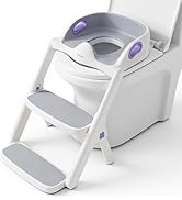 lalalark Potty Training Seat, 2-in-1 Toddler Toilet Seat with Steps, Upgrade Potty Step Stool for...