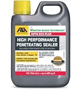 FILA Natural Stone Sealer MP90 Eco Plus 1 QT, Natural Look Sealer and Stain Protector, ideal for ...