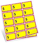 Garage Sale Stickers, Yard Price Sticker with Large Blank Writing Space(2